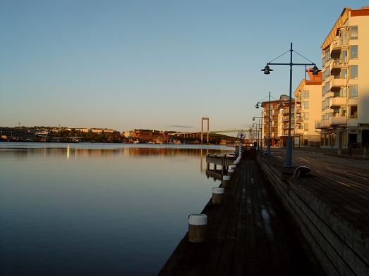 Sunrise at Gothenburg Harbour, Sunday Morning 5am, Sweden